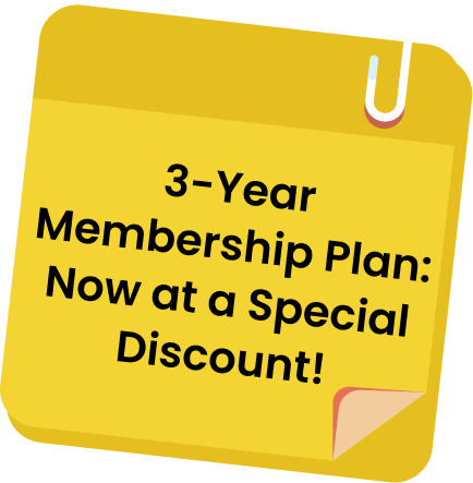 3 year membership